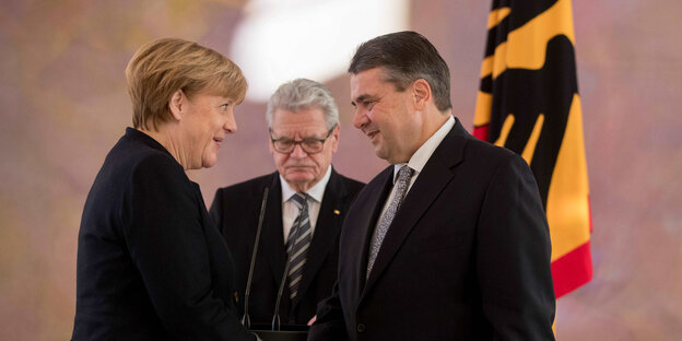 Merkel, Gauck, Gabriel Merkel, Gauck, Gabriel