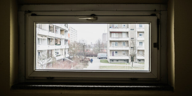 Blick aus einem Fenster