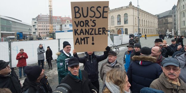 Demonstration in Dresden