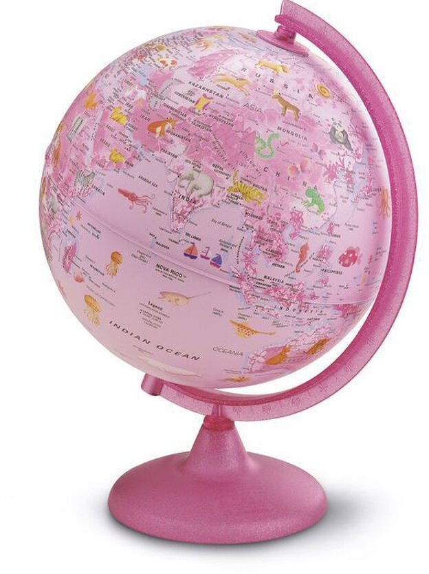 Ein pinker Globus Ein pinker Globus