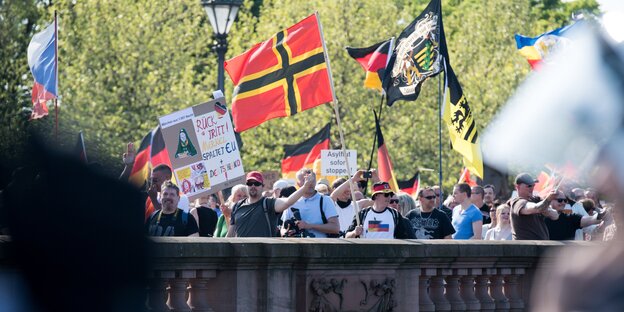 Rechte Demo im Mai 2016