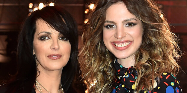 Sängerin Nena und ihre Tochter Larissa Kerner Sängerin Nena und ihre Tochter Larissa Kerner