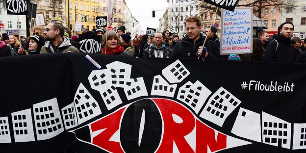 Demo gegen Verdrängung