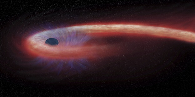 eine Supernova im Weltall