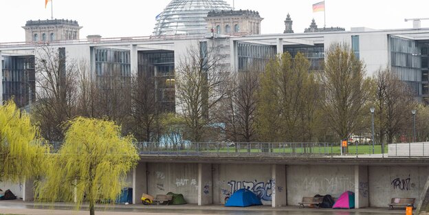 Zelte vor dem Reichstag Zelte vor dem Reichstag