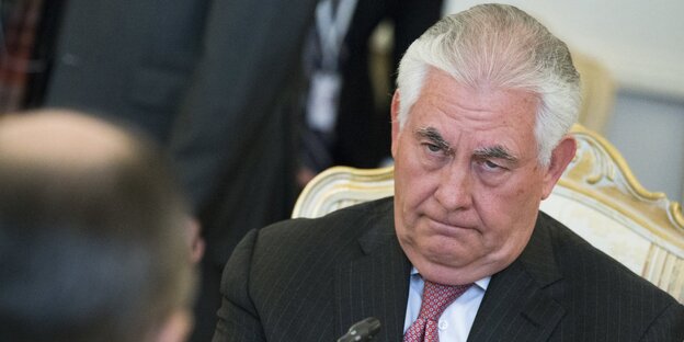 Porträt Tillerson Porträt Tillerson