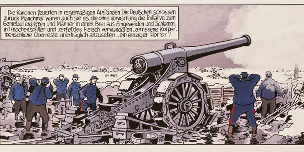 Ein Auszug aus einem Comic Ein Auszug aus einem Comic
