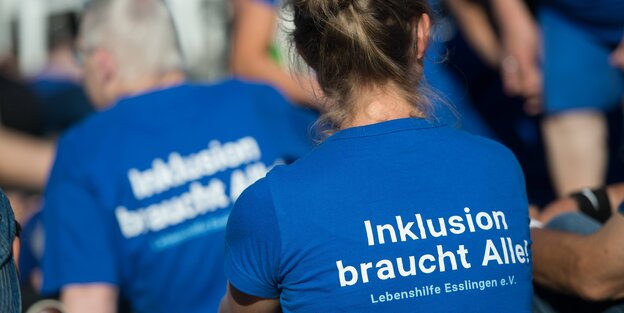 Flashmob für Teilhabegesetz Flashmob für Teilhabegesetz
