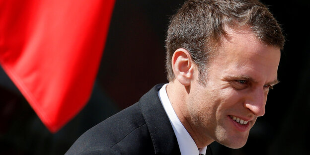 Ein Mann, Emmanuel Macron Ein Mann, Emmanuel Macron