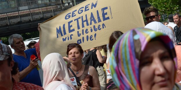Protest am Kottbusser Tor Protest am Kottbusser Tor