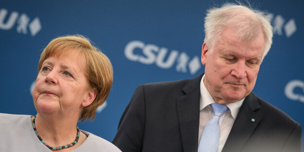 Merkel und Seehofer Merkel und Seehofer