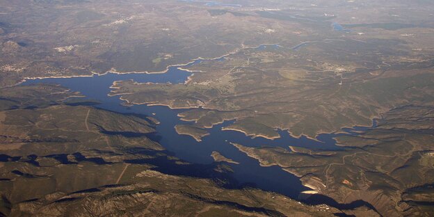 Stausee in der Nähe von Madrid Stausee in der Nähe von Madrid