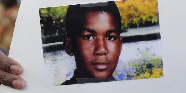 Ein Foto des Teenagers Trayvon Martin Ein Foto des Teenagers Trayvon Martin