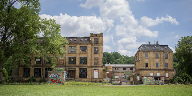 Die alte Spitzenfabrik in Grimma