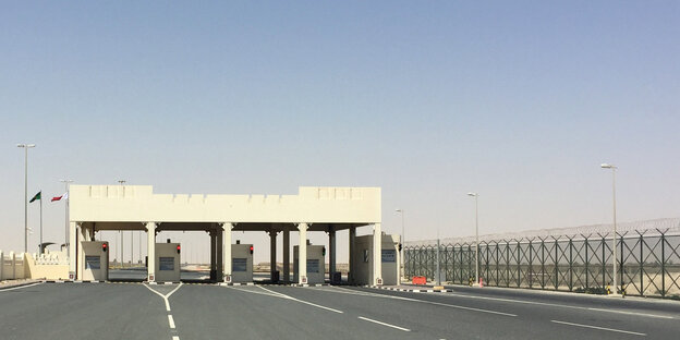 Grenzanlage von Saudi-Arabien Grenzanlage von Saudi-Arabien