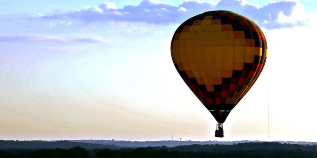 Ein Heißluftballon Ein Heißluftballon