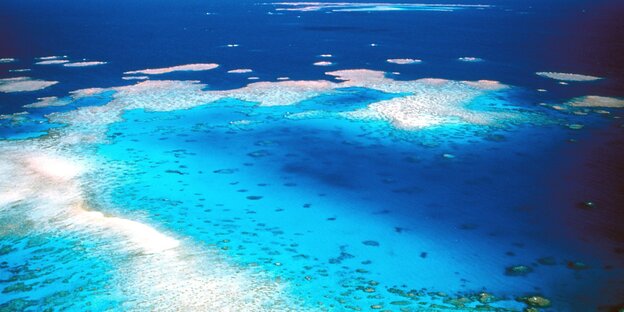 Das Great Barrier Reef vor Australien Das Great Barrier Reef vor Australien