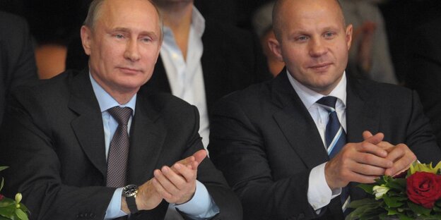 Wladimir Putin und Fjodor Jemeljanenko Wladimir Putin und Fjodor Jemeljanenko