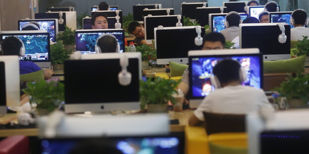 Internet-Cafe in Peking Internet-Cafe in Peking