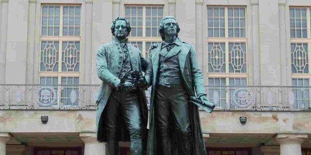 Denkmal von Schiller und Goethe Denkmal von Schiller und Goethe