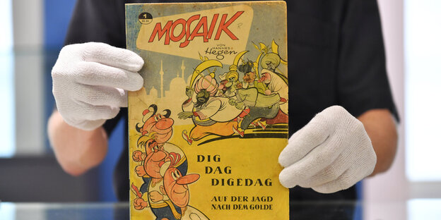 Das erste Mosaik-Heft vom Dezember 1955 Das erste Mosaik-Heft vom Dezember 1955