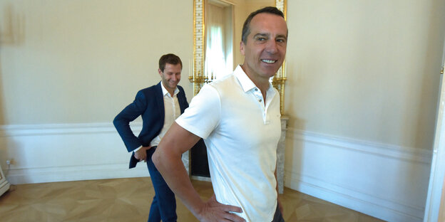 Christian Kern und Nikolai Moser Christian Kern und Nikolai Moser