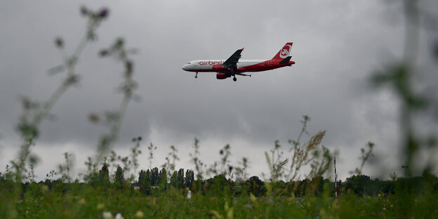 Landung in Tegel Landung in Tegel