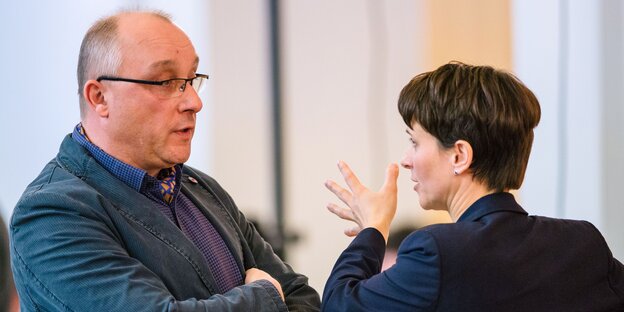 Jens Maier im Gespräch mit Frauke Petry Jens Maier im Gespräch mit Frauke Petry