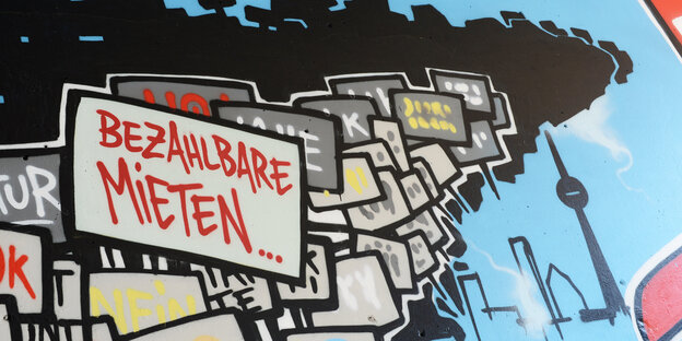 Demonstration am Kottbusser Tor Demonstration am Kottbusser Tor