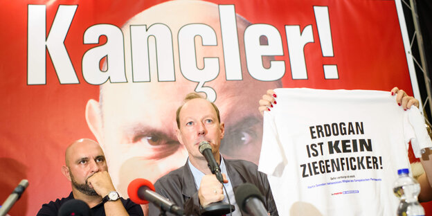 Pressekonferenz bei Die Partei