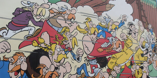 Ein Comic von Asterix und Obelix. Ein Comic von Asterix und Obelix.