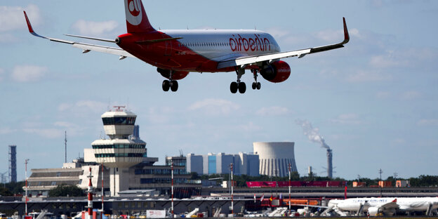 Landeanflug auf Tegel Landeanflug auf Tegel