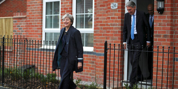 Die britische Regierungschefin Theresa May Die britische Regierungschefin Theresa May