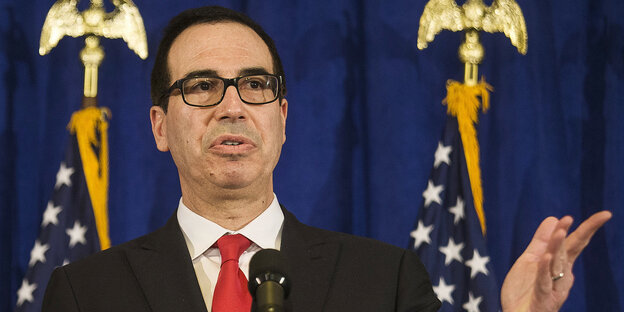 Steve Mnuchin spricht