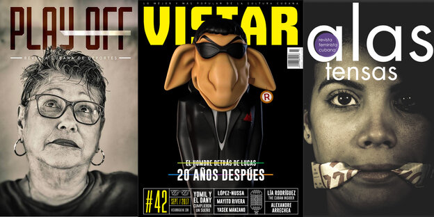 Drei Zeitschriftencover Drei Zeitschriftencover