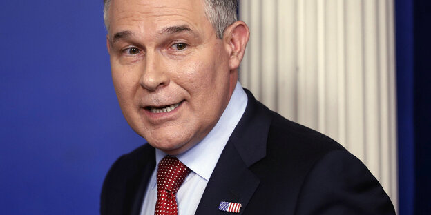 Ein Mann, Scott Pruitt