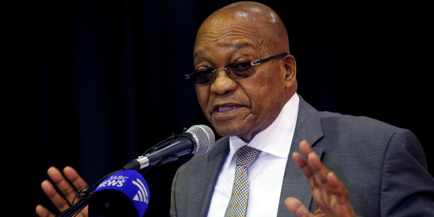 Südafrikas Präsident Jacob Zuma Südafrikas Präsident Jacob Zuma