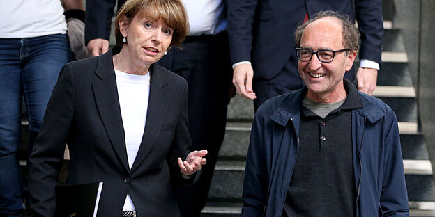 Henriette Reker und Dogan Akhanli Henriette Reker und Dogan Akhanli