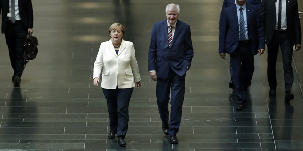 Merkel und Seehofer Merkel und Seehofer