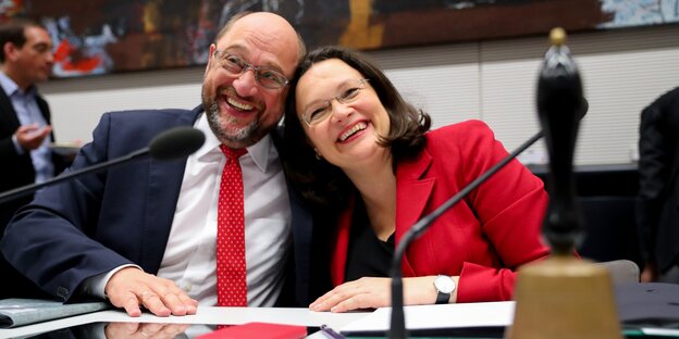 Martin Schulz und Andrea Nahles Martin Schulz und Andrea Nahles