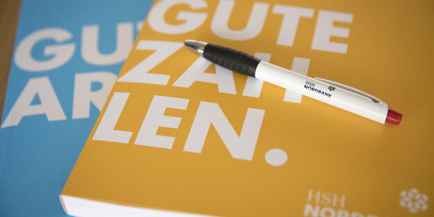 Werbematerial der HSH Nordbank Werbematerial der HSH Nordbank