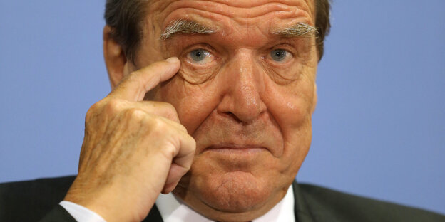 Porträt Gerhard Schröder Porträt Gerhard Schröder