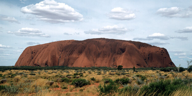 Ein Berg am Horizont