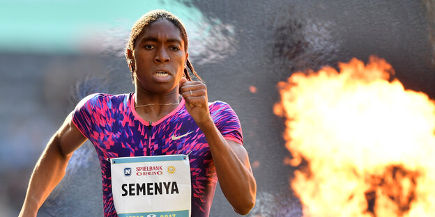 Caster Semenya rennt