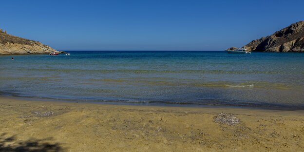 Ein Strand am Mittelmeer Ein Strand am Mittelmeer