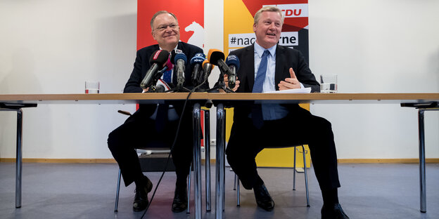 Stephan Weil und Bernd Althusmann Stephan Weil und Bernd Althusmann