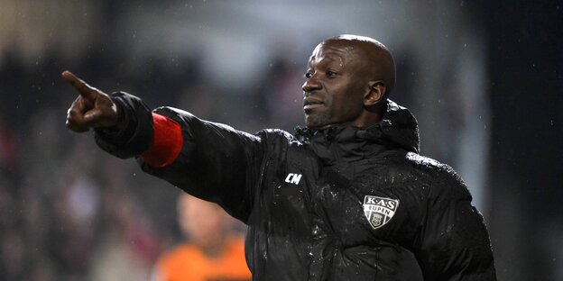 Claude Makélélé bemi Spiel gegen Royal Antwerpen FC Claude Makélélé bemi Spiel gegen Royal Antwerpen FC