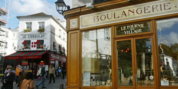 Eine Boulangerie in Monmartre Eine Boulangerie in Monmartre