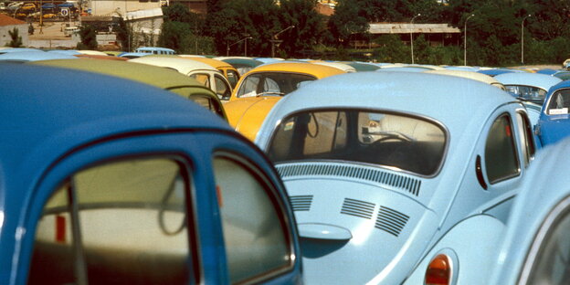 Pastellfarbene VW Käfer Pastellfarbene VW Käfer