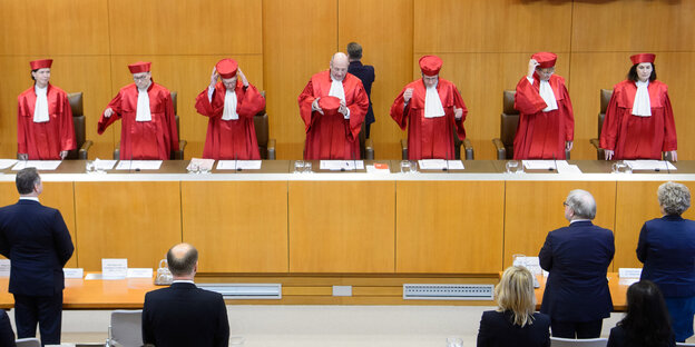 Richter des Bundesverfassungsgerichtes Richter des Bundesverfassungsgerichtes